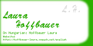 laura hoffbauer business card